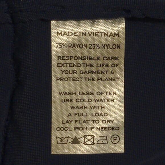 Hill House Louisa Nap Dress Navy Velvet Smocked Scoop Neck Ruffle Hem Midi M New - Picture 8 of 12